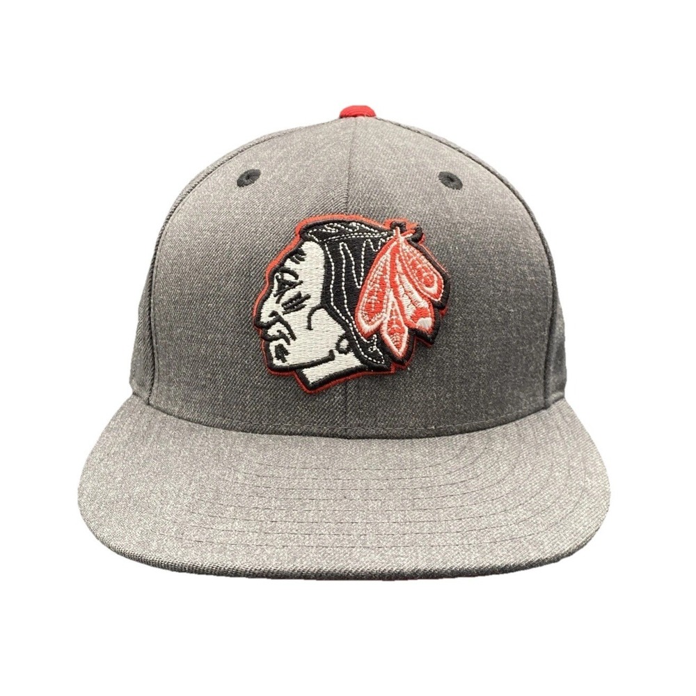 Chicago blackhawks  Cap‎ Mitchell Ness True Vintage Retro  Hat  Fitted 7